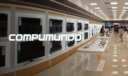 Música y tecnología en la cadena de tiendas Compumundo a lo largo de toda la Argentina.